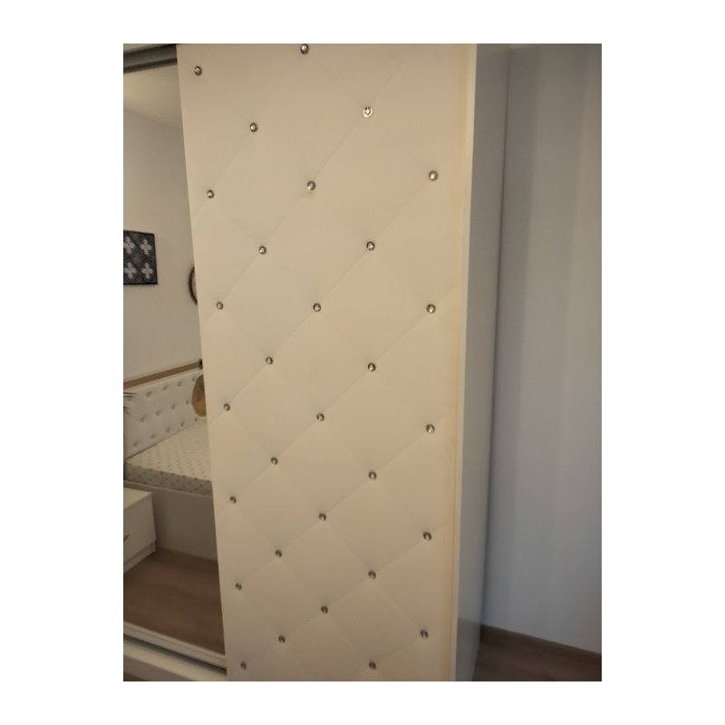 Dressing Deluxe cu usa tapitata 150x200x61 cm,